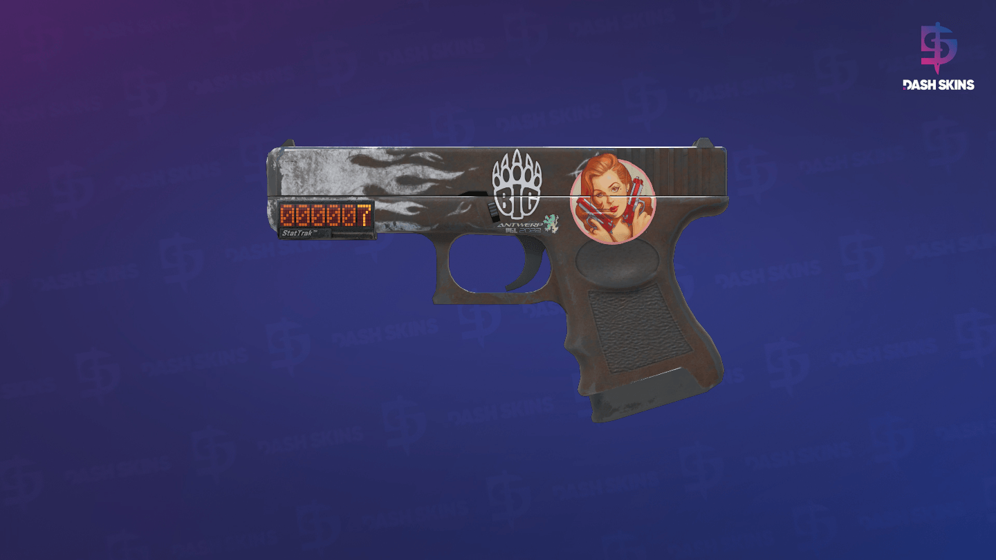 StatTrak™ Glock-18 | Oxide Blaze (Well-Worn) Screenshot Playside