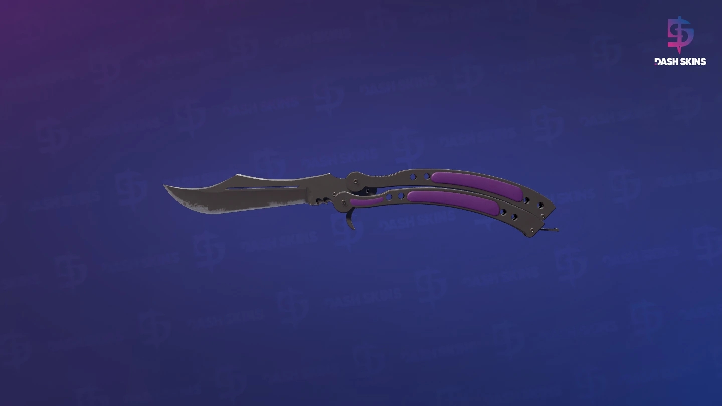 ★ Butterfly Knife | Ultraviolet (Field-Tested) Screenshot Playside