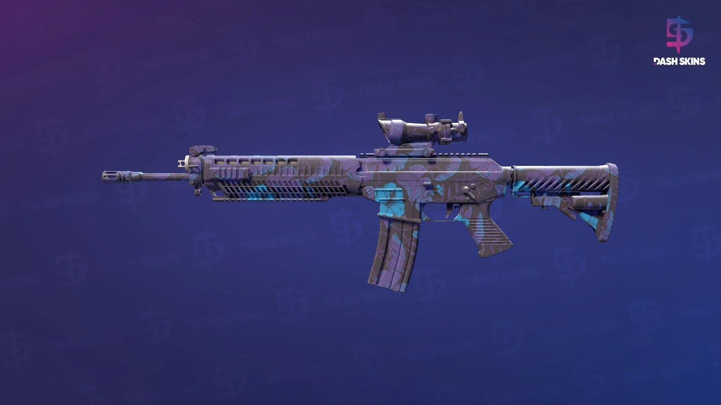 SG 553 | Aloha (Factory New) Screenshot Playside