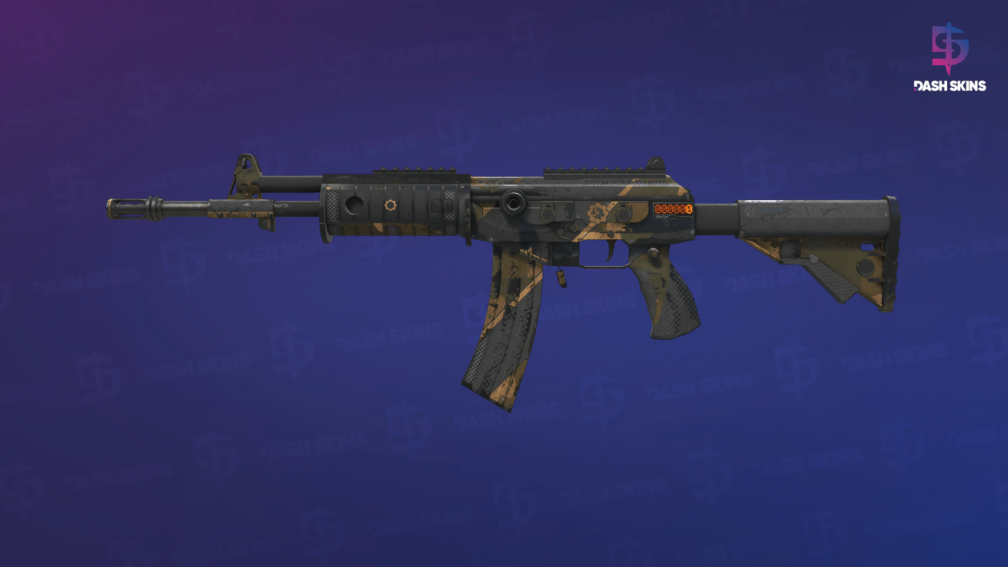 StatTrak™ Galil AR | Black Sand (Battle-Scarred) Screenshot Playside