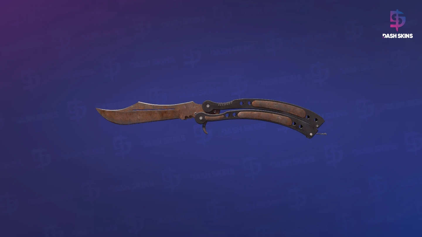 ★ Butterfly Knife | Rust Coat (Battle-Scarred) Screenshot Playside