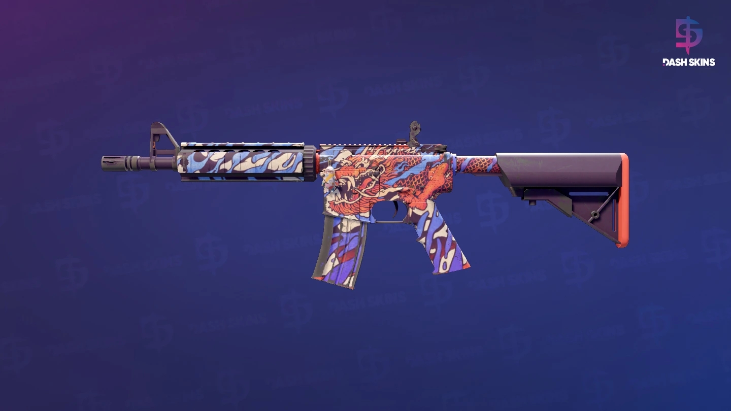 M4A4 | 龍王 (Dragon King) (Minimal Wear) Screenshot Playside
