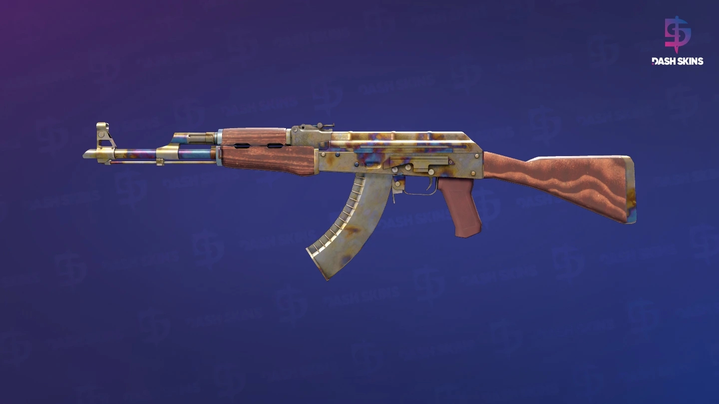 AK-47 | Case Hardened (Well-Worn) Screenshot Playside