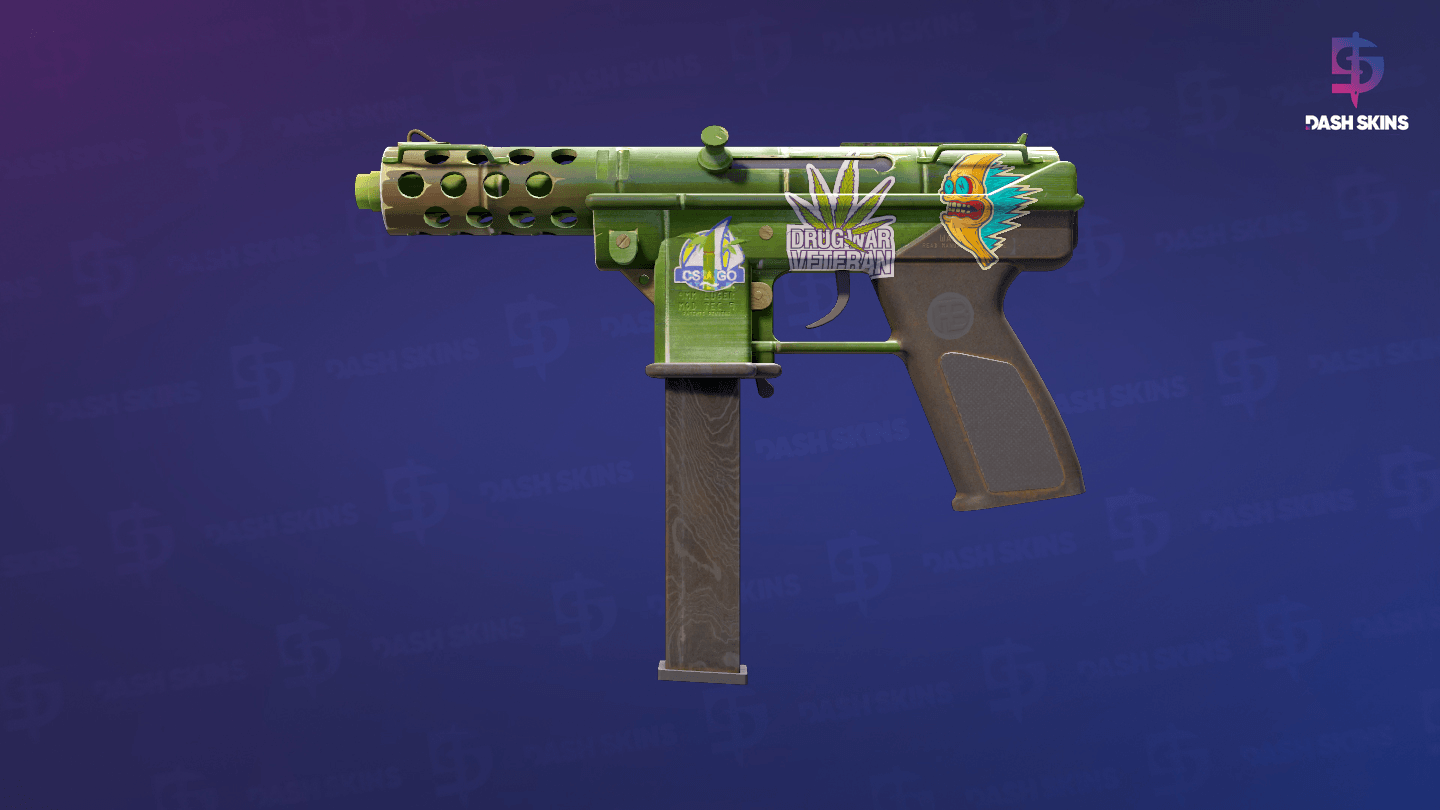 Tec-9 | Bamboozle (Well-Worn) Screenshot Playside