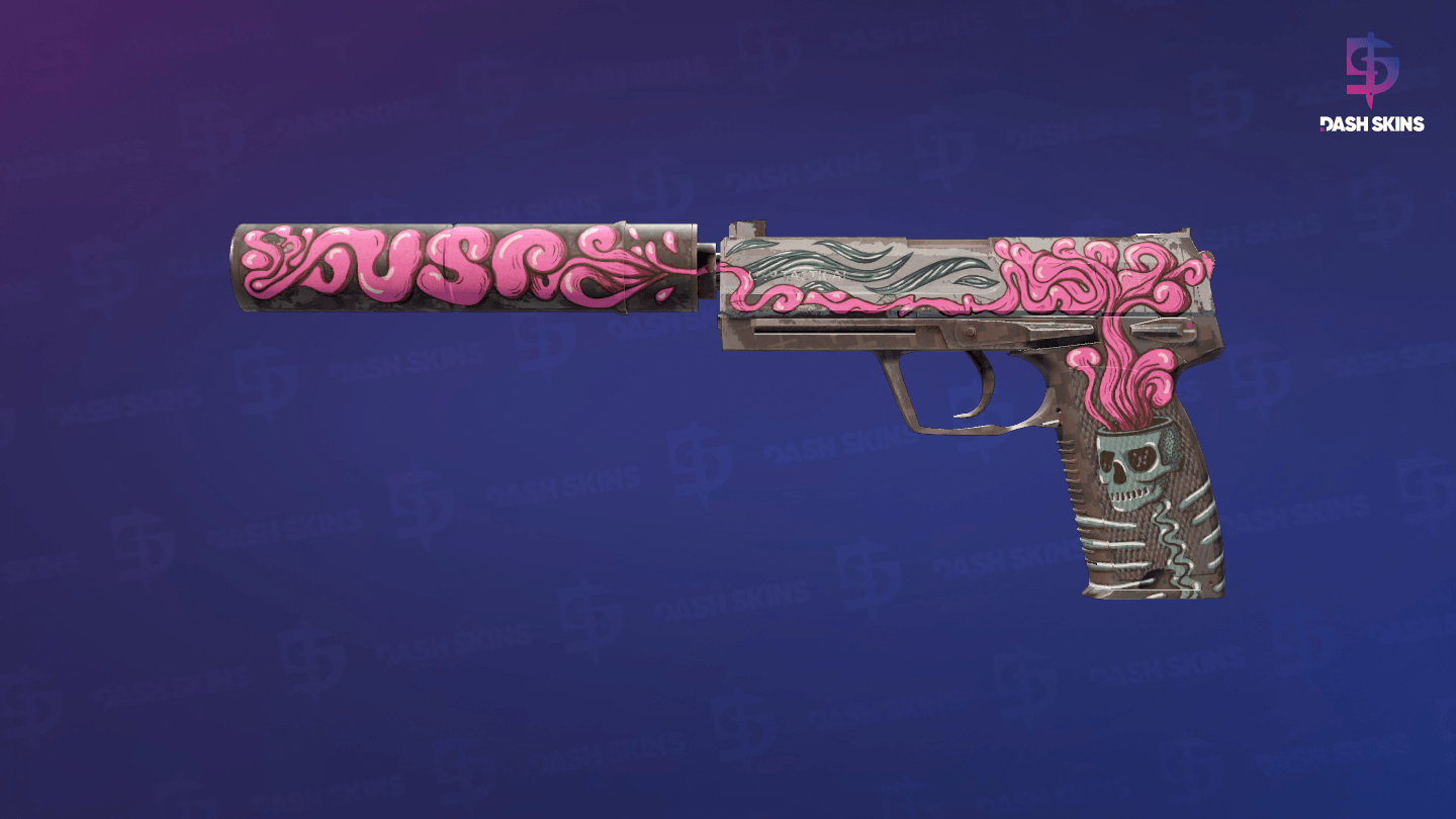 USP-S | Cortex (Well-Worn) Screenshot Playside