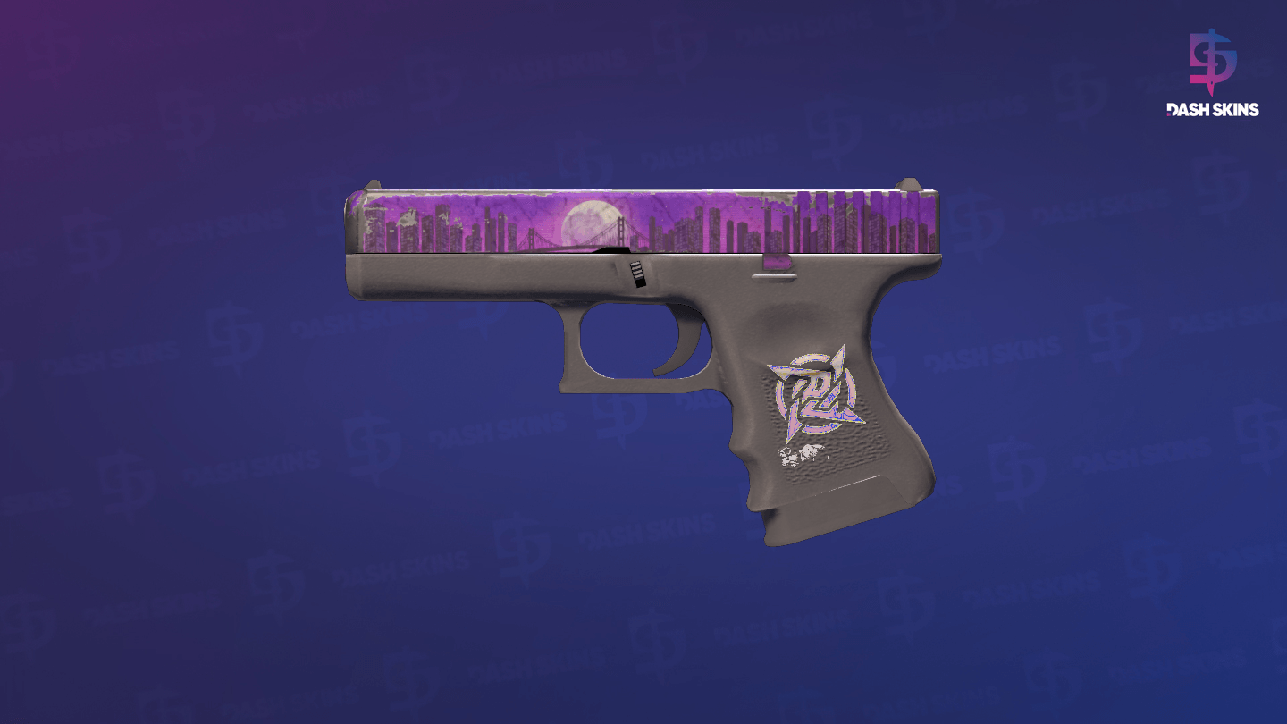 Glock-18 | Moonrise (Battle-Scarred) Screenshot Playside