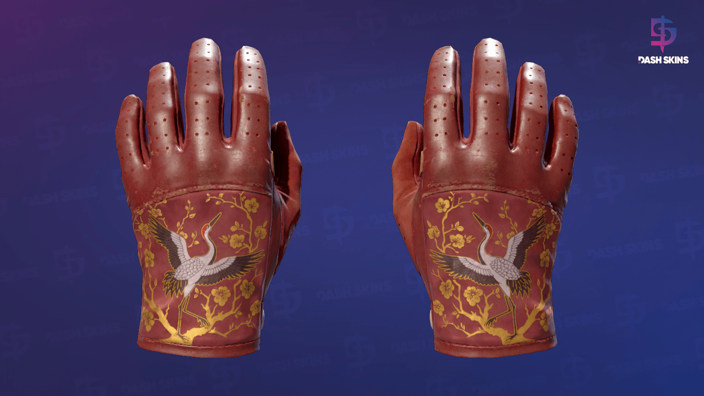 ★ Driver Gloves | Brocade Crane (Field-Tested) Screenshot Playside