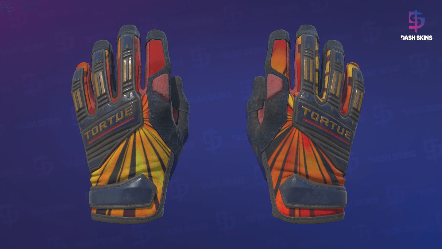 ★ Specialist Gloves | Sunburst (Battle-Scarred) Screenshot Playside