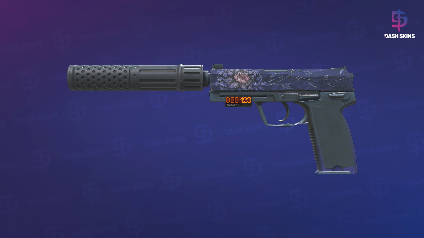 StatTrak™ USP-S | Black Lotus (Field-Tested) Screenshot Playside