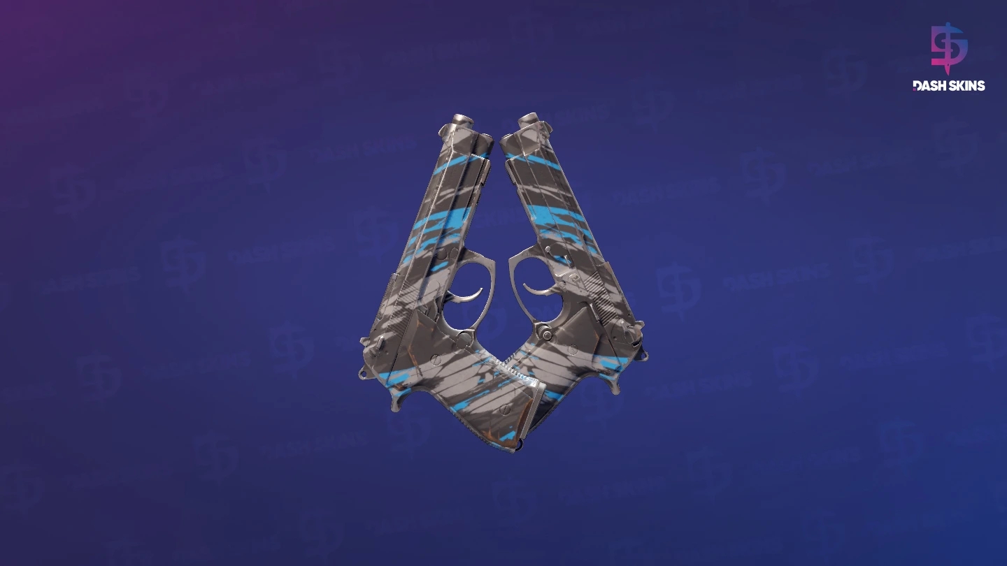 Dual Berettas | Shred (Field-Tested) Screenshot Playside