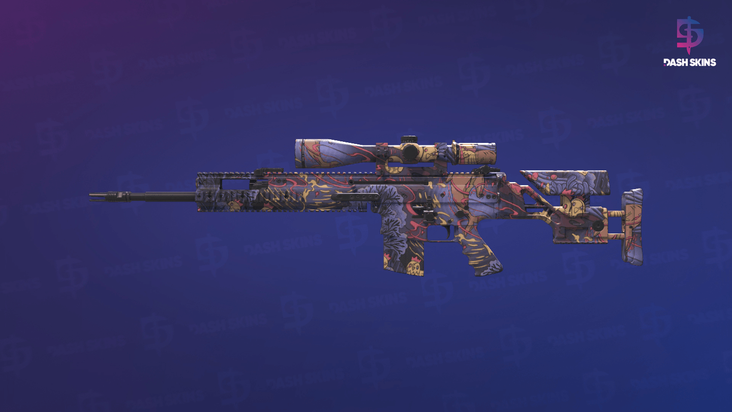 SCAR-20 | Poultrygeist (Factory New) Screenshot Playside