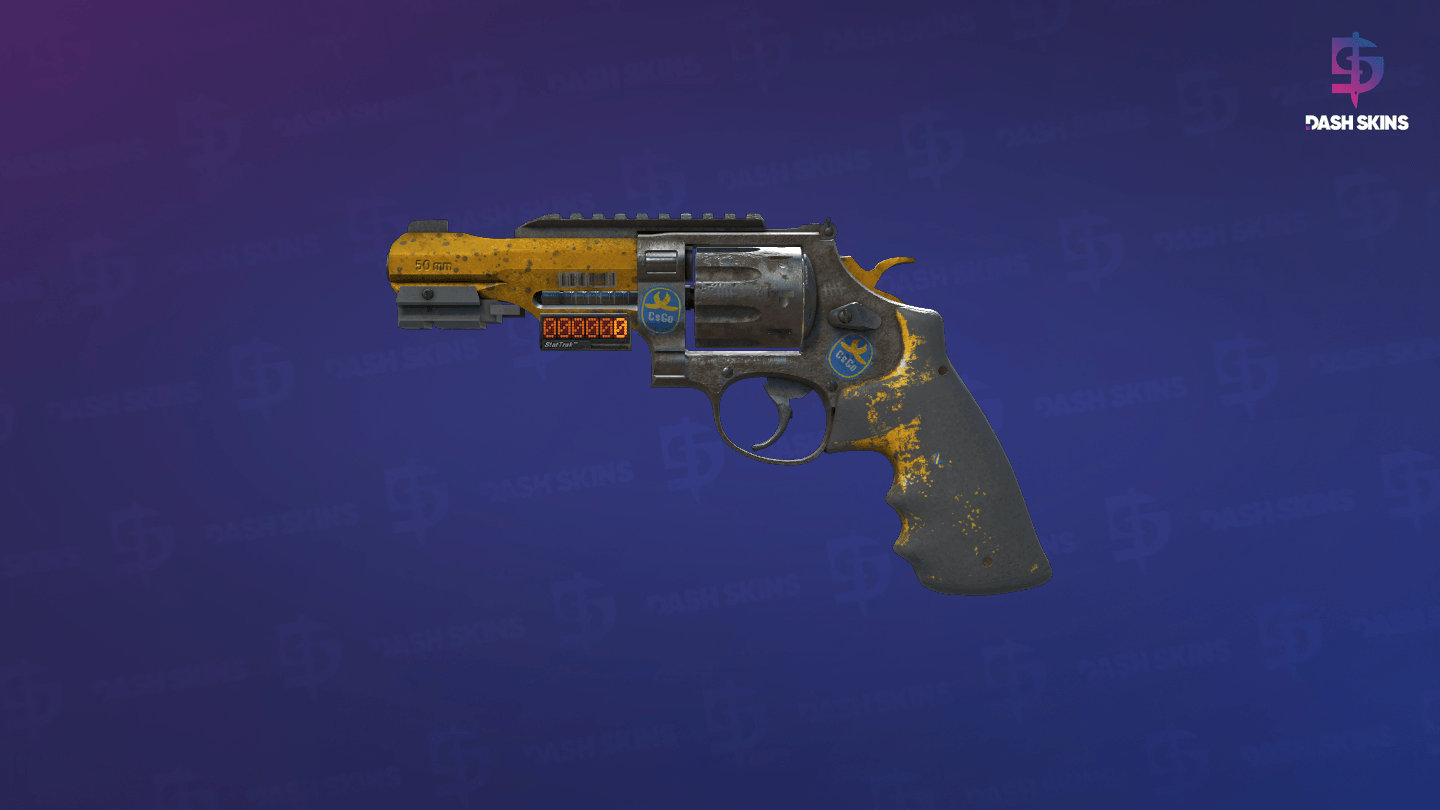 StatTrak™ R8 Revolver | Banana Cannon (Battle-Scarred) Screenshot Playside