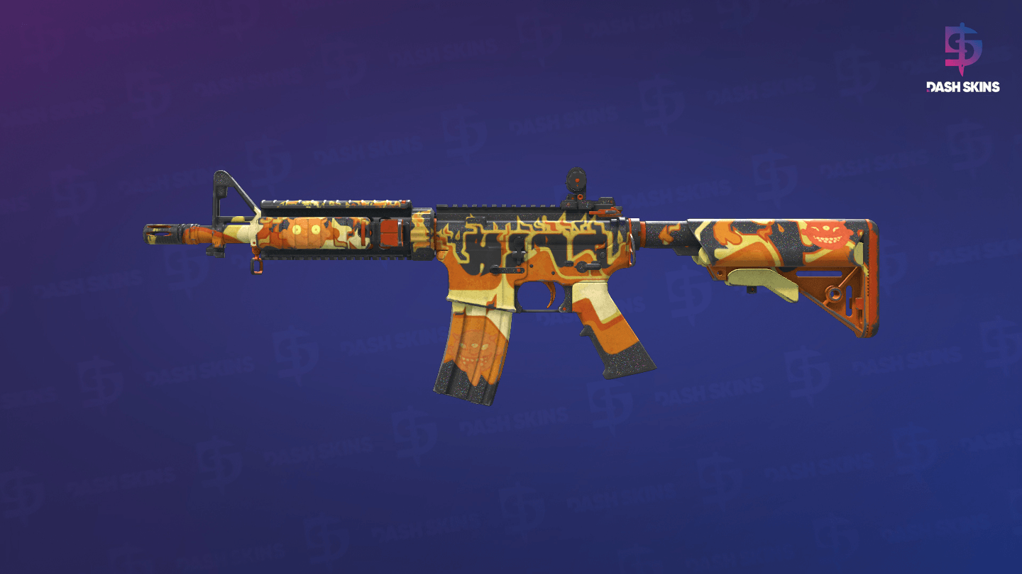 M4A4 | Hellish (Well-Worn) Screenshot Playside
