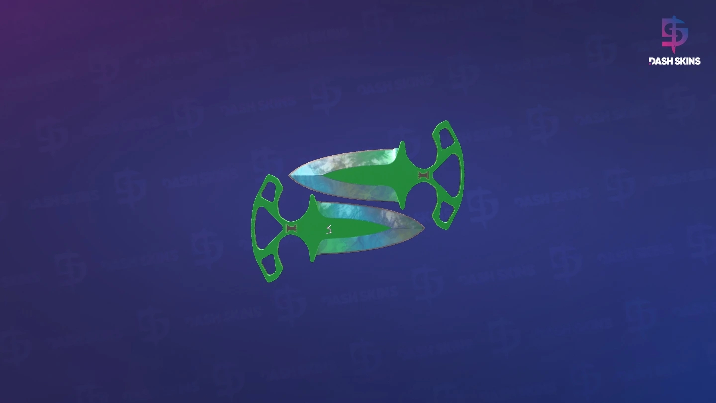★ StatTrak™ Shadow Daggers | Gamma Doppler (Factory New) - Phase 3 Screenshot Playside