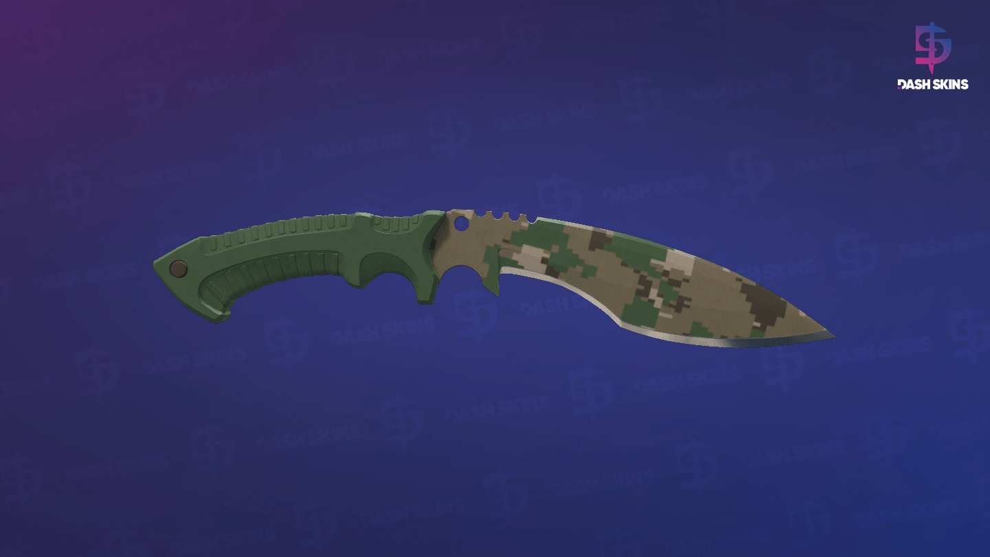 ★ Kukri Knife | Forest DDPAT (Minimal Wear) Screenshot Playside