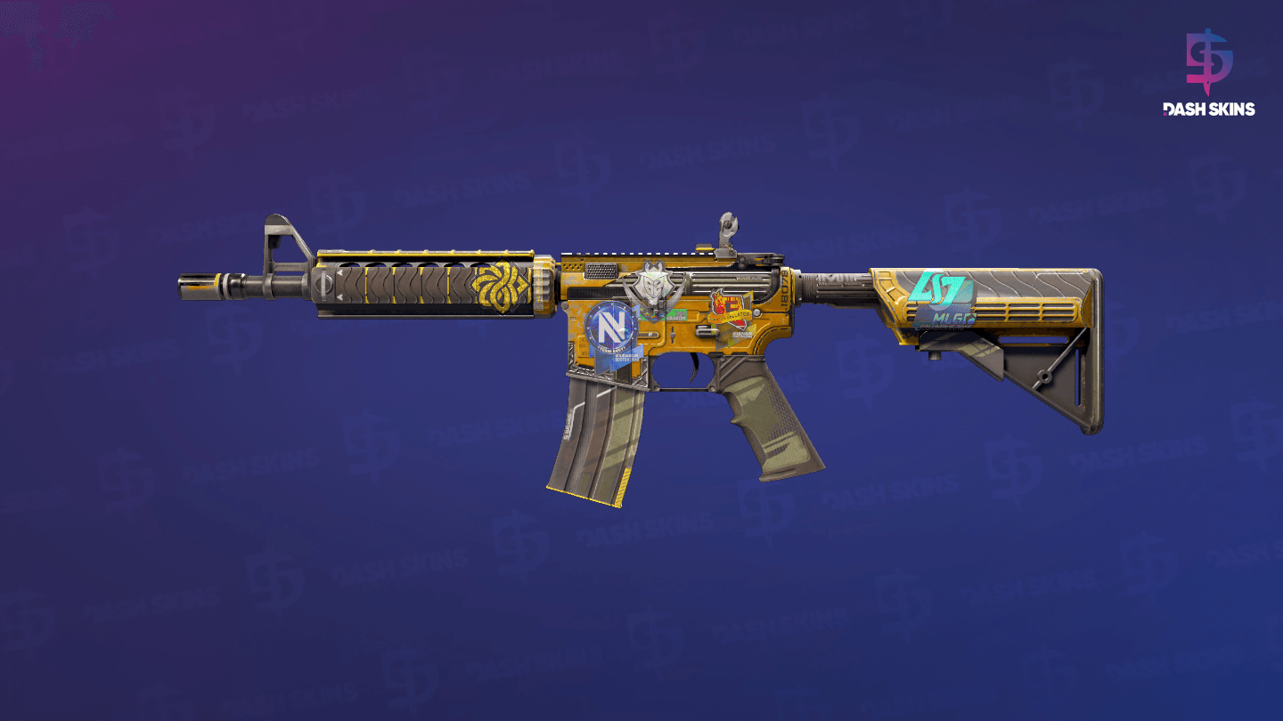 M4A4 | Buzz Kill (Battle-Scarred) Screenshot Playside