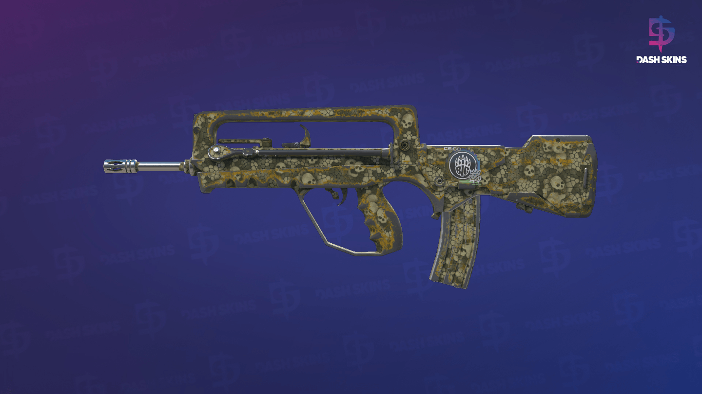FAMAS | Macabre (Well-Worn) Screenshot Playside