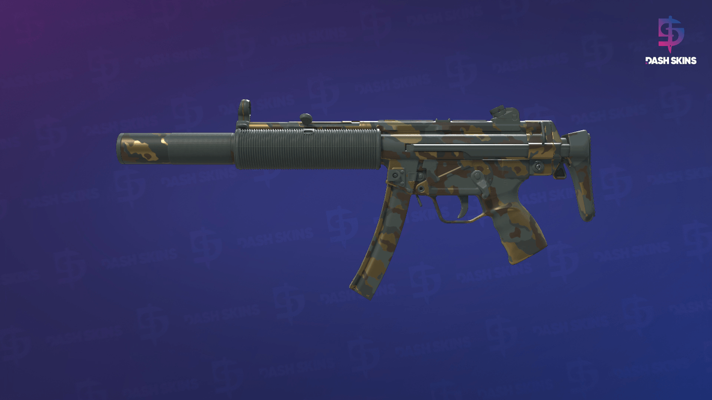 MP5-SD | Gold Leaf (Factory New) Screenshot Playside