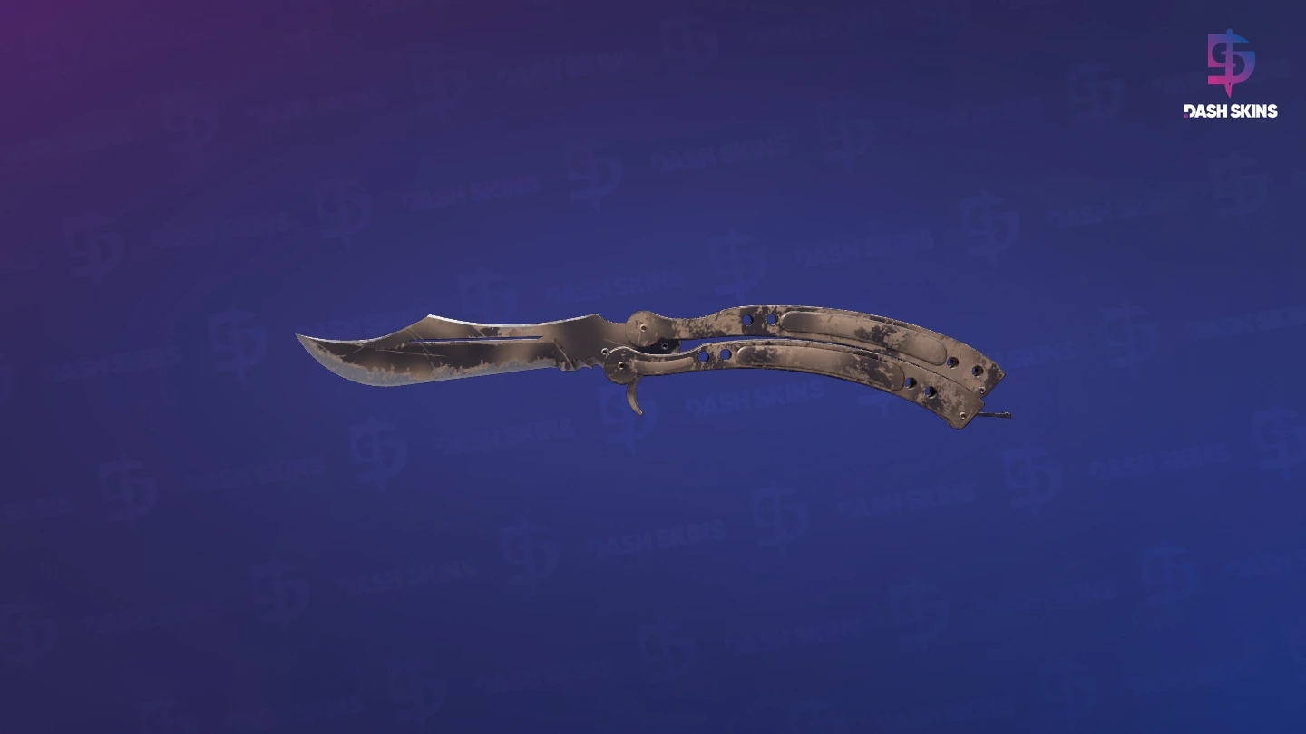 ★ Butterfly Knife | Scorched (Well-Worn) Screenshot Playside