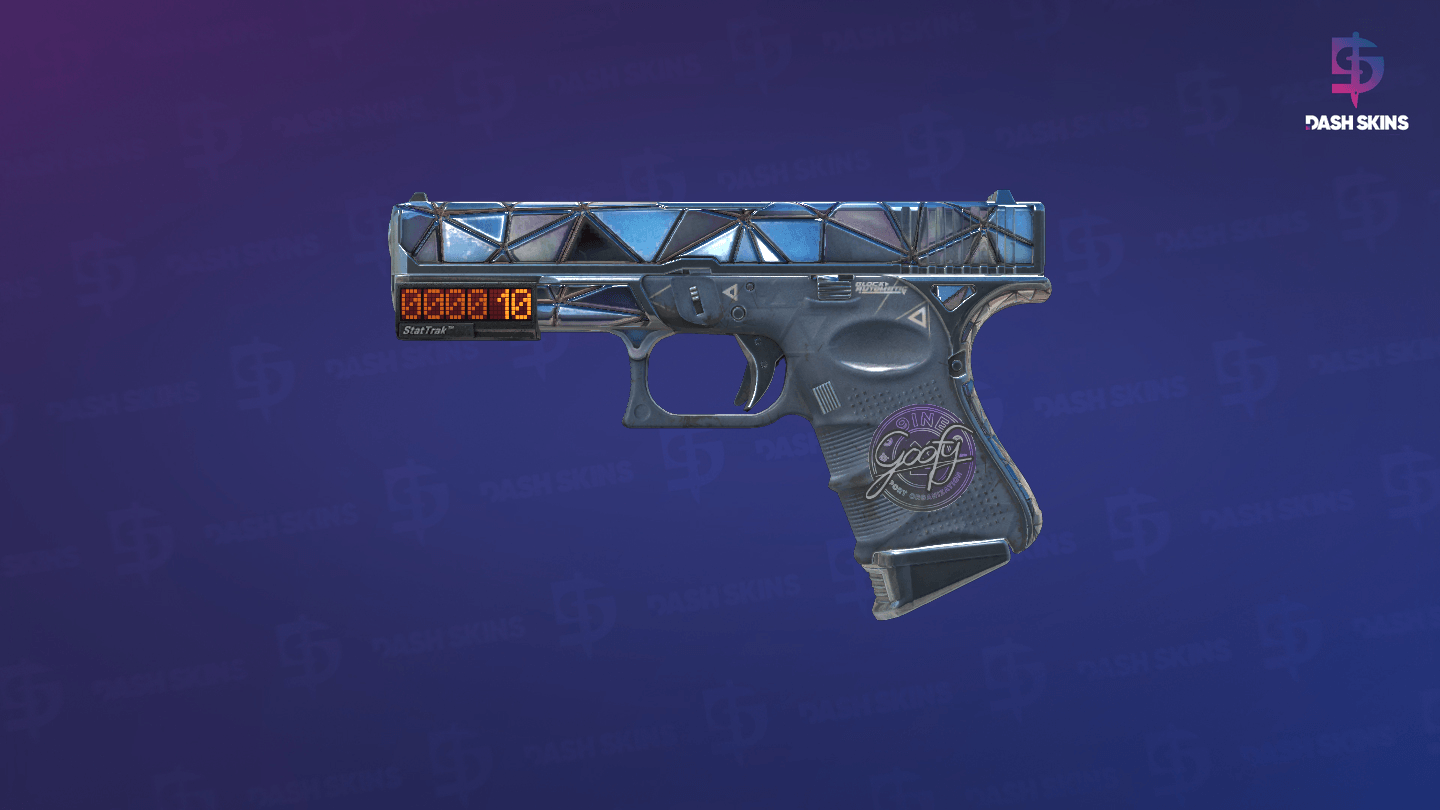 StatTrak™ Glock-18 | Mirror Mosaic (Well-Worn) Screenshot Playside