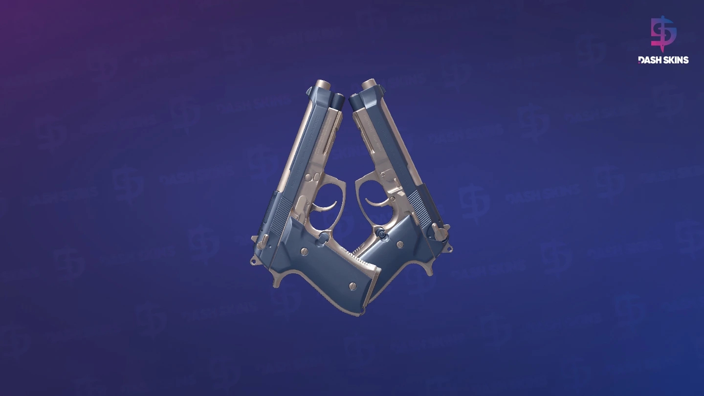 Dual Berettas | Anodized Navy (Factory New) Screenshot Playside
