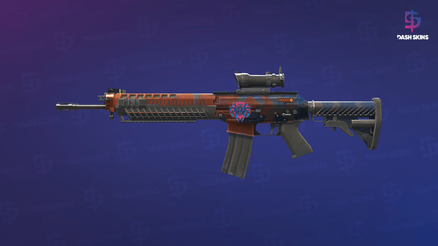 StatTrak™ SG 553 | Danger Close (Field-Tested) Screenshot Playside