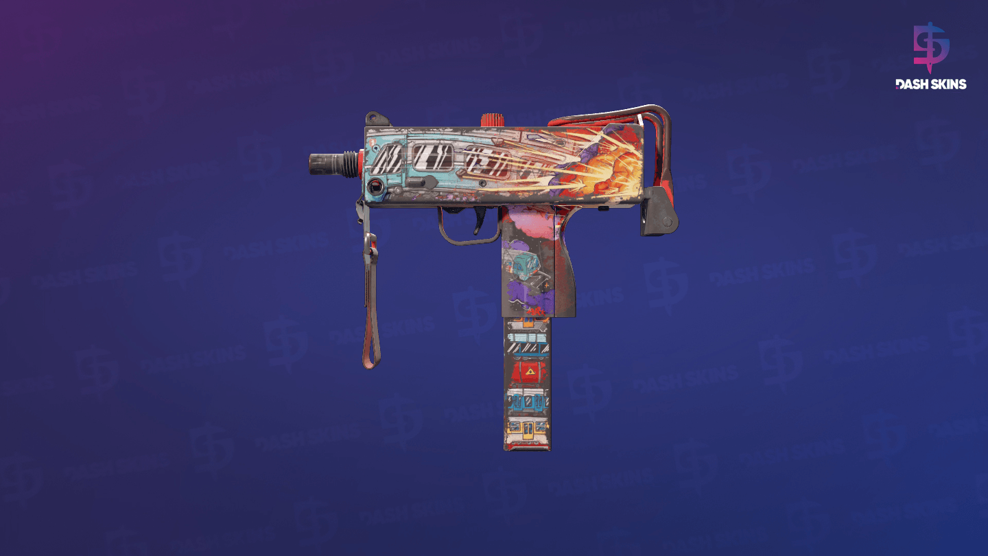 MAC-10 | Derailment (Battle-Scarred) Screenshot Playside