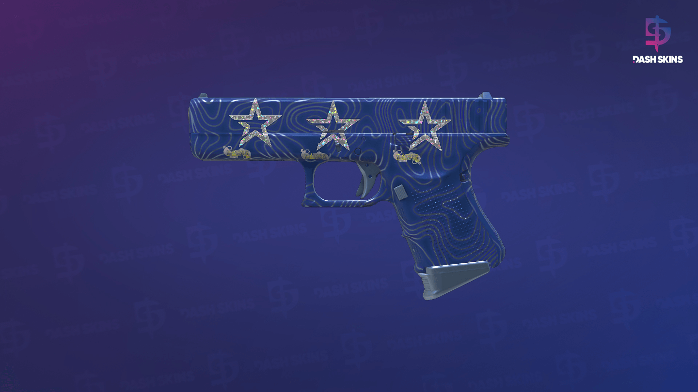 Glock-18 | Ocean Topo (Factory New) Screenshot Playside