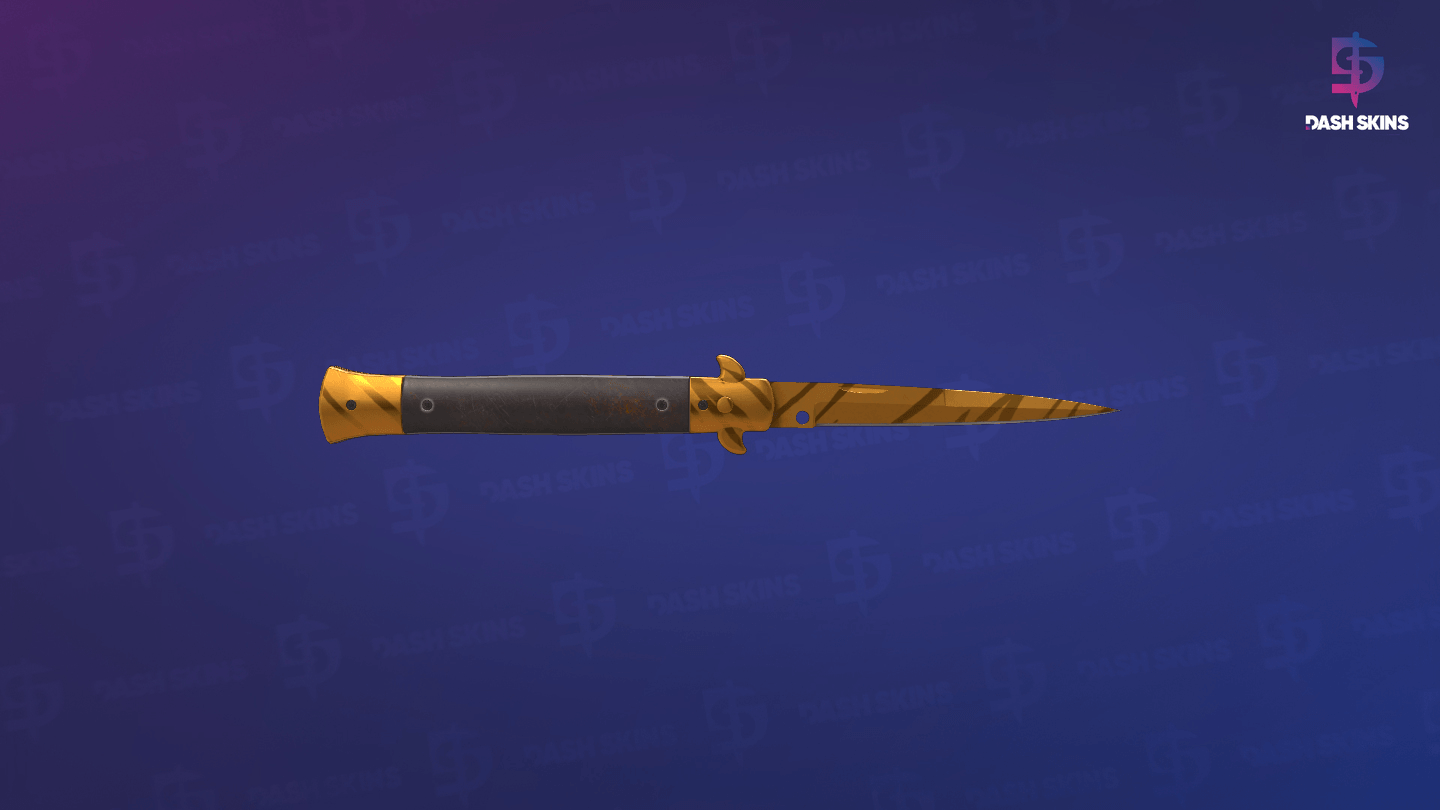 ★ Stiletto Knife | Tiger Tooth (Factory New) Screenshot Playside