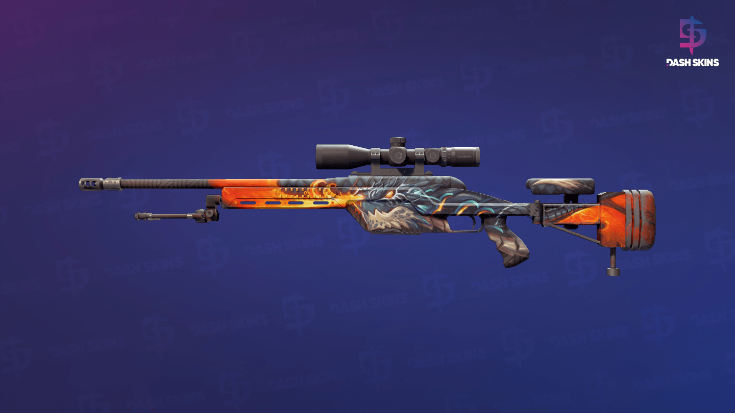 SSG 08 | Dragonfire (Factory New) Screenshot Playside