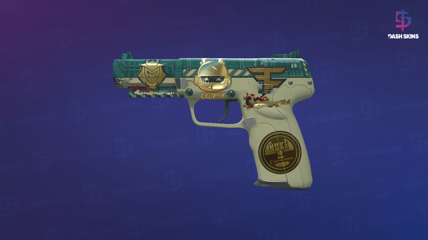 Souvenir Five-SeveN | Coolant (Factory New) Screenshot Playside