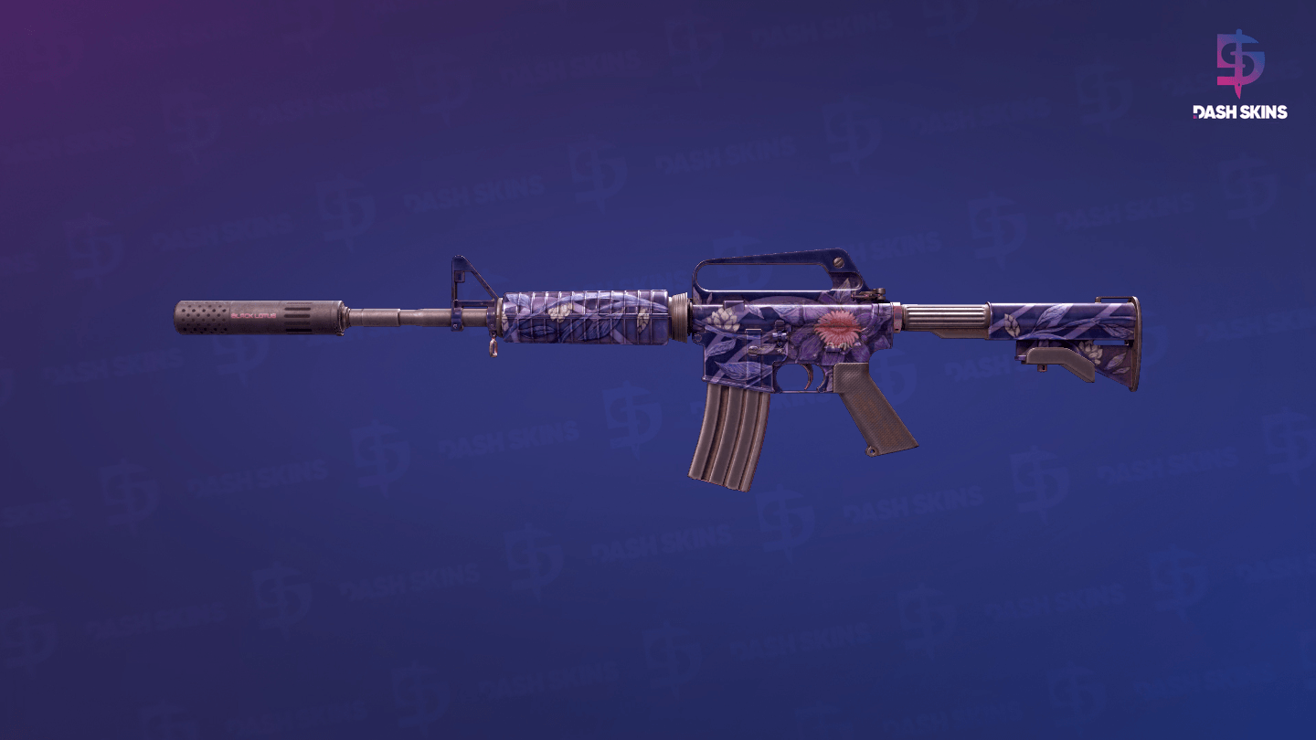 M4A1-S | Black Lotus (Battle-Scarred) Screenshot Playside