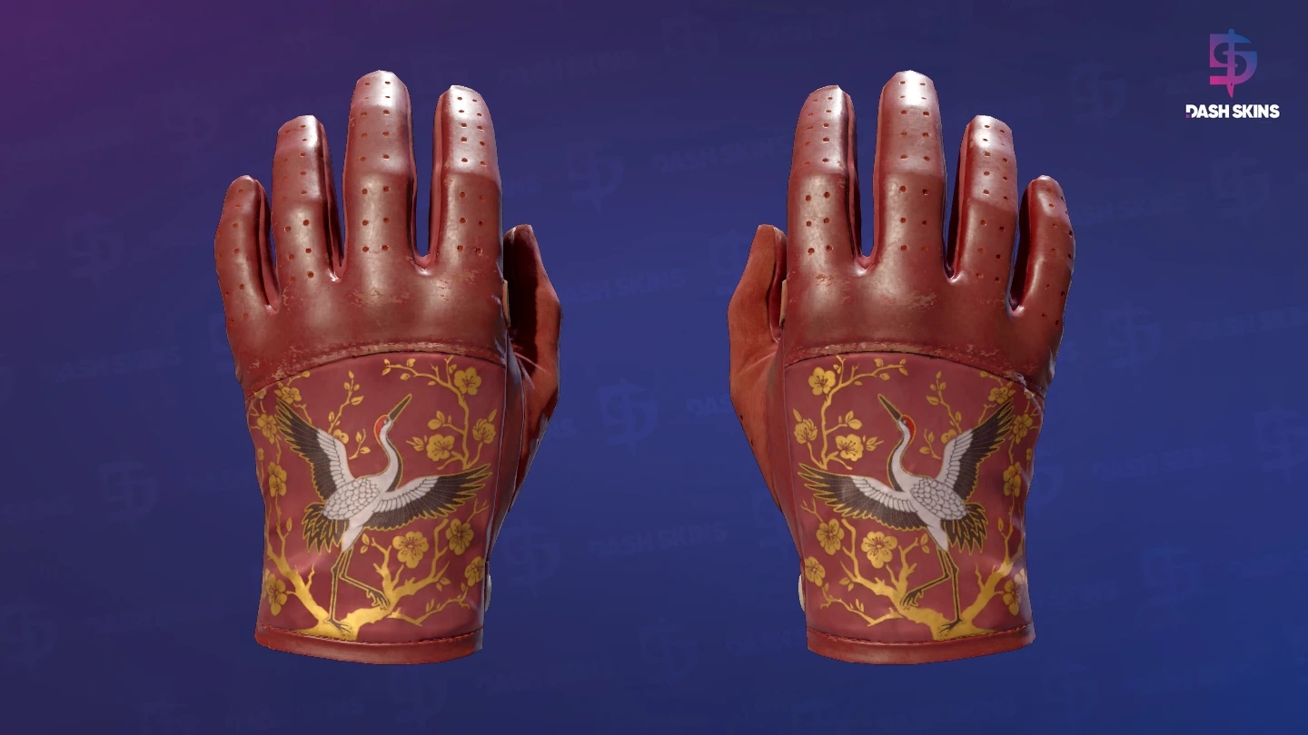 ★ Driver Gloves | Brocade Crane (Field-Tested) Screenshot Playside