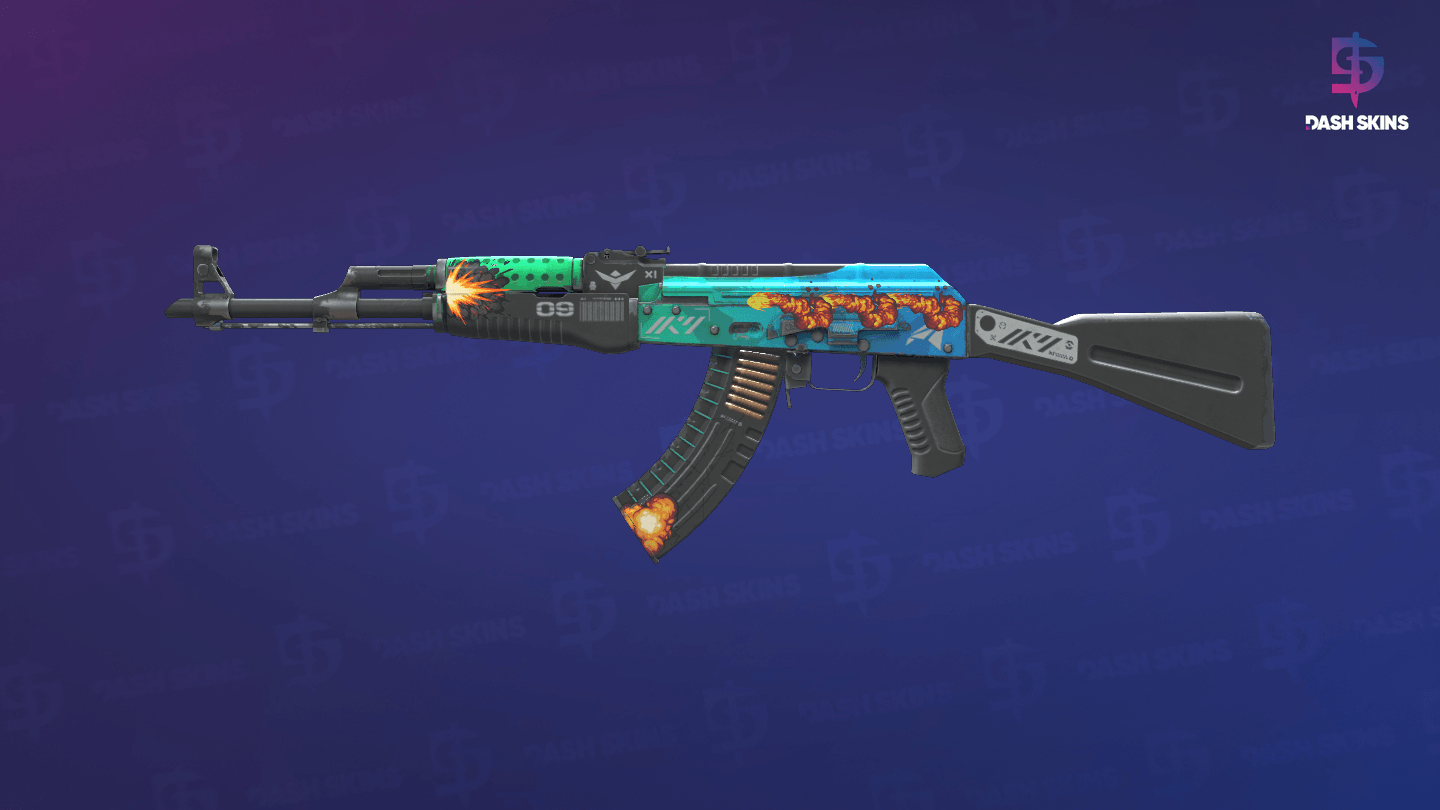 AK-47 | Ice Coaled (Field-Tested) Screenshot Playside