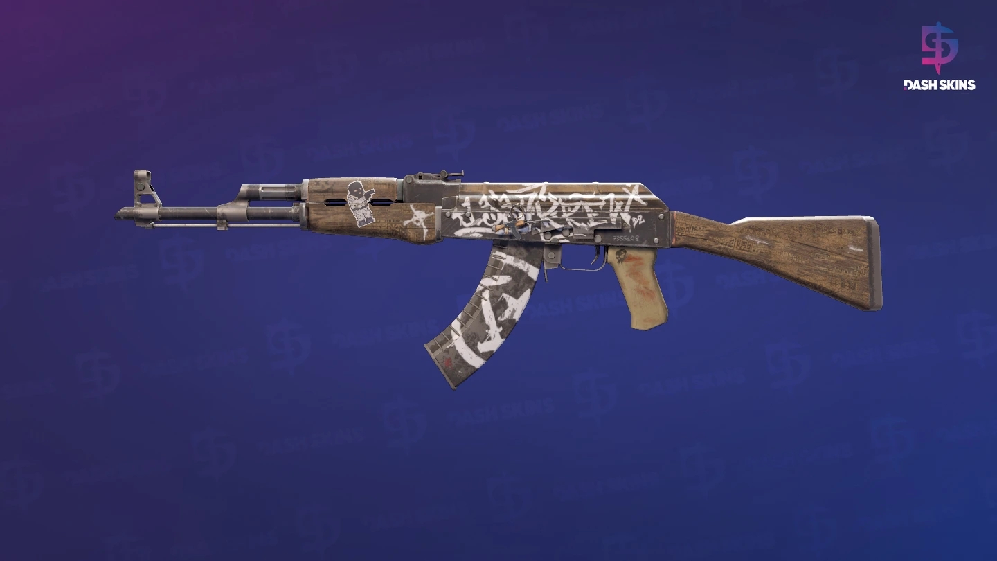 AK-47 | Wasteland Rebel (Field-Tested) Screenshot Playside