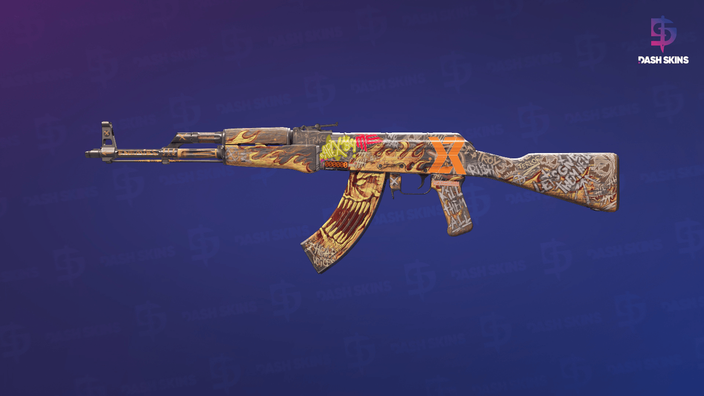 StatTrak™ AK-47 | Searing Rage (Factory New) Screenshot Playside