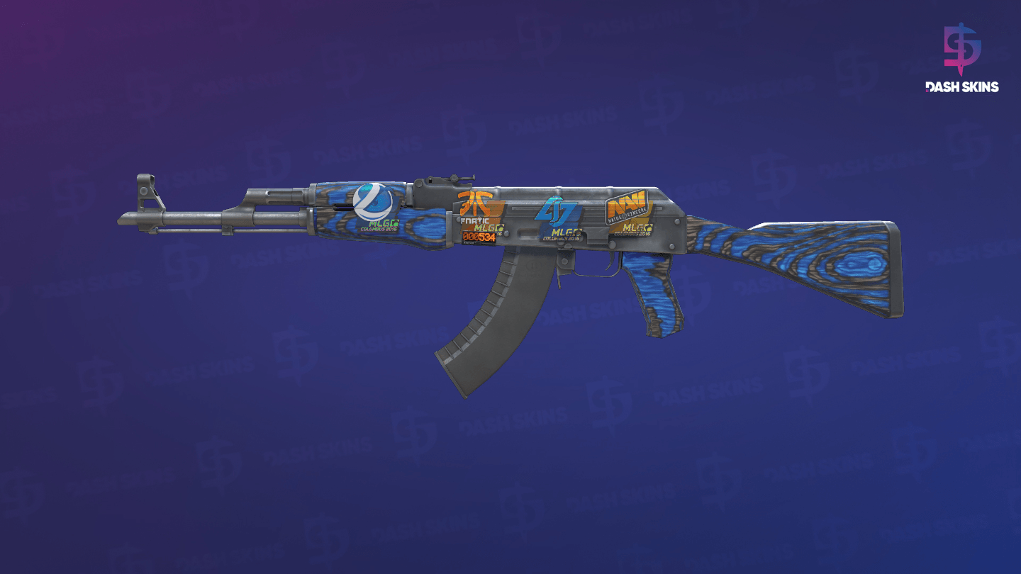 StatTrak™ AK-47 | Blue Laminate (Field-Tested) Screenshot Playside
