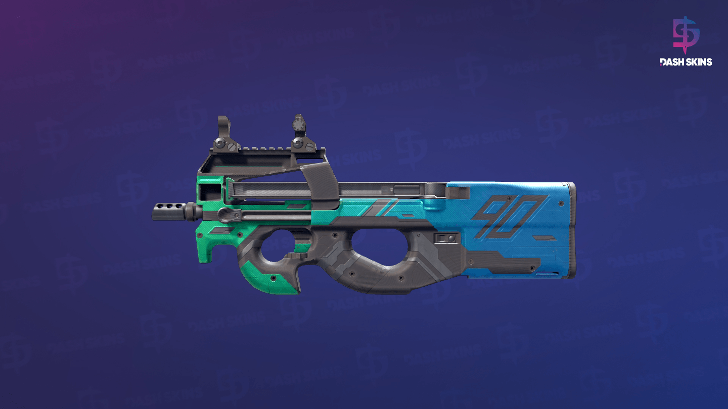 P90 | Wave Breaker (Minimal Wear) Screenshot Playside