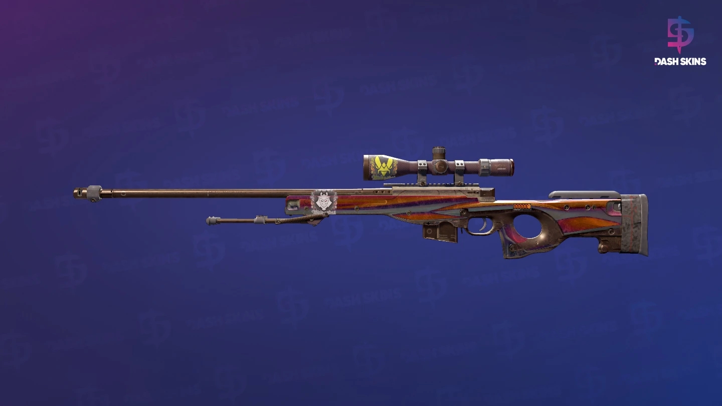 StatTrak™ AWP | Chrome Cannon (Battle-Scarred) Screenshot Playside