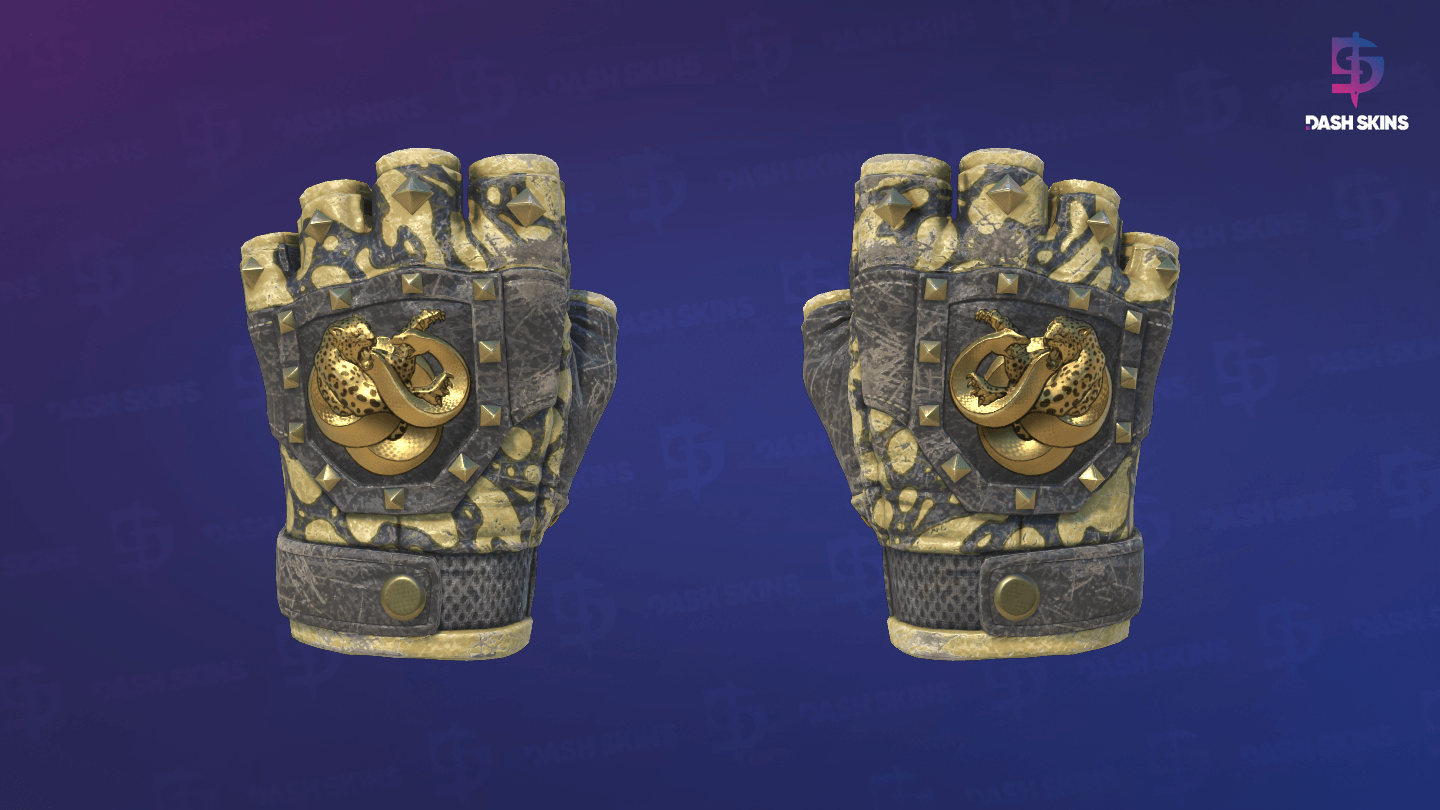 ★ Broken Fang Gloves | Yellow-banded (Battle-Scarred) Screenshot Playside