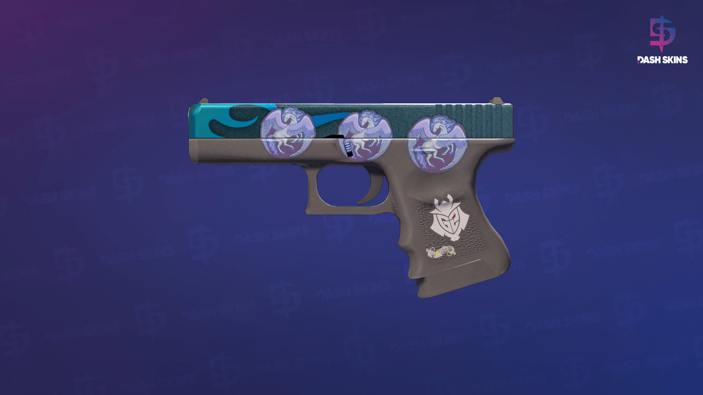 Glock-18 | Bunsen Burner (Minimal Wear) Screenshot Playside