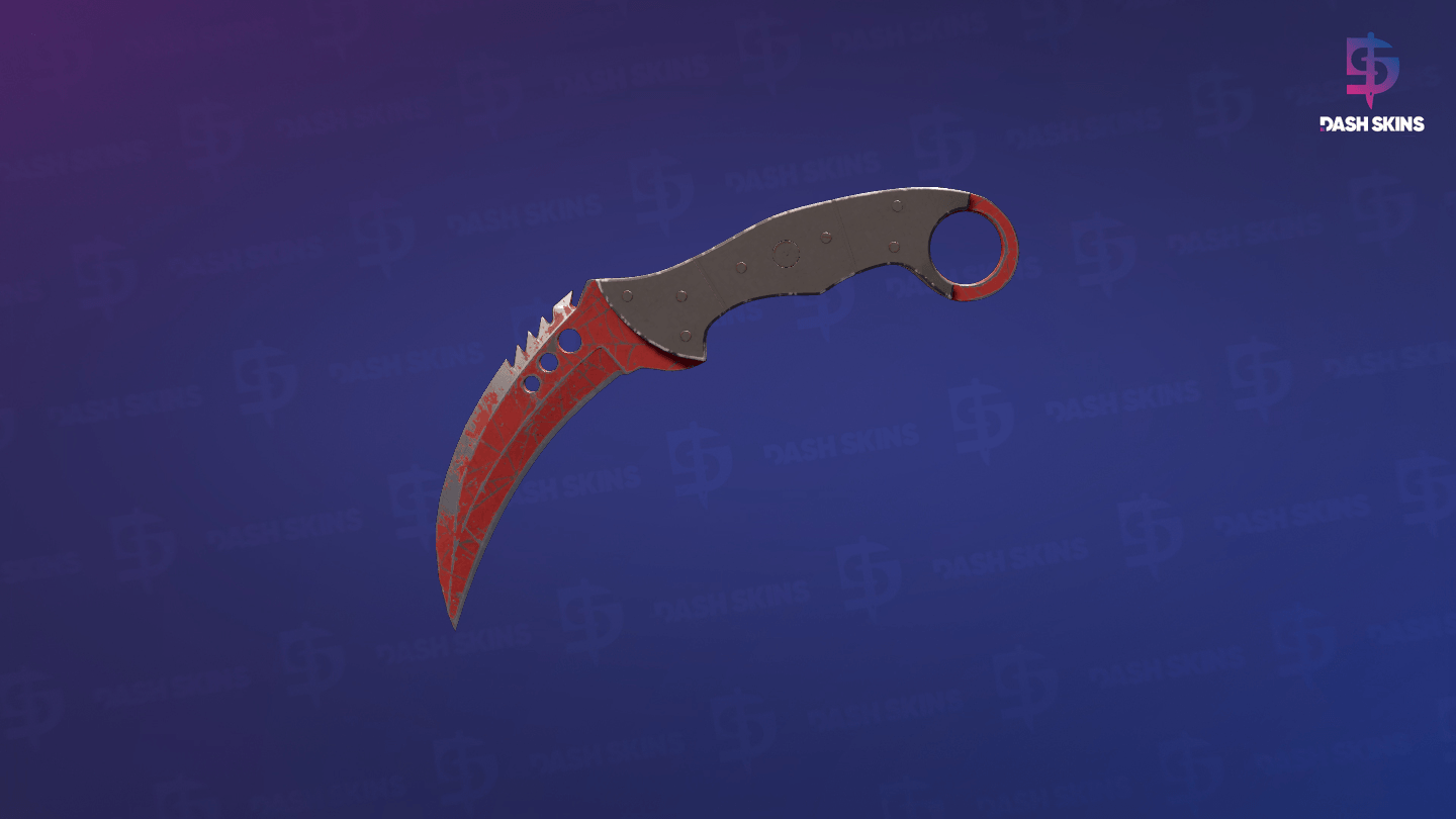 ★ Talon Knife | Crimson Web (Battle-Scarred) Screenshot Playside