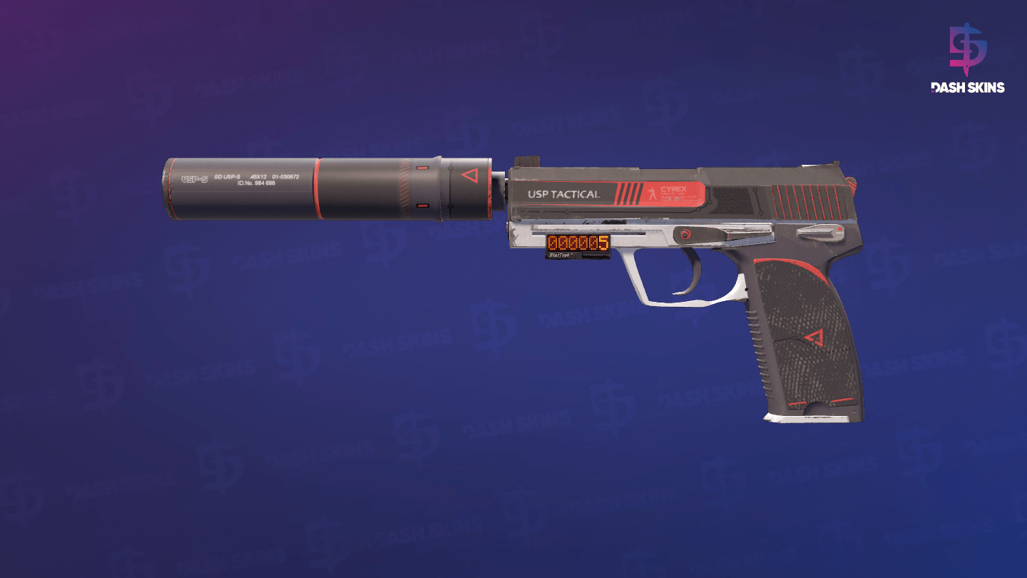 StatTrak™ USP-S | Cyrex (Minimal Wear) Screenshot Playside