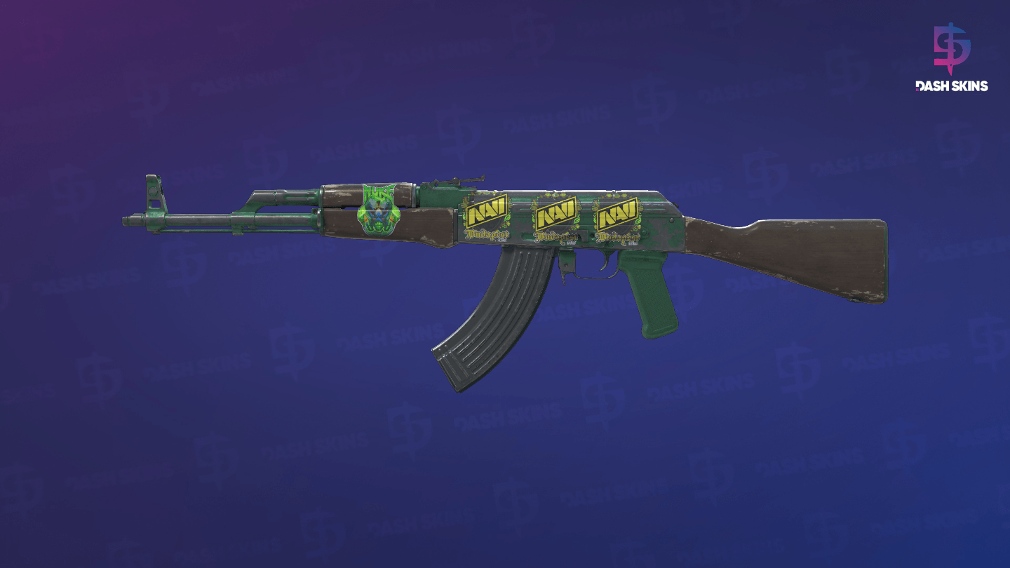 AK-47 | Wintergreen (Battle-Scarred) Screenshot Playside