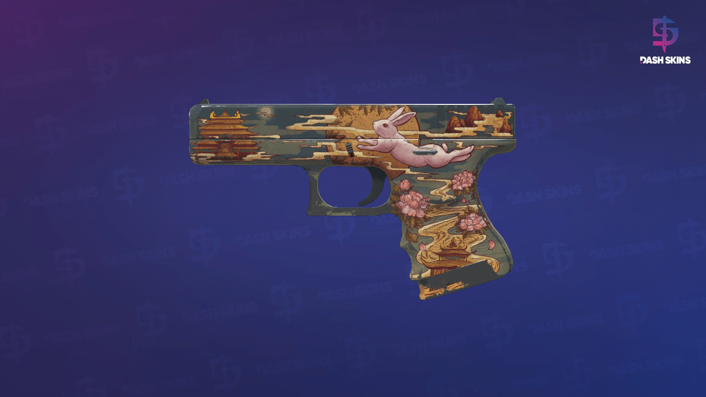 Glock-18 | Umbral Rabbit (Battle-Scarred) Screenshot Playside