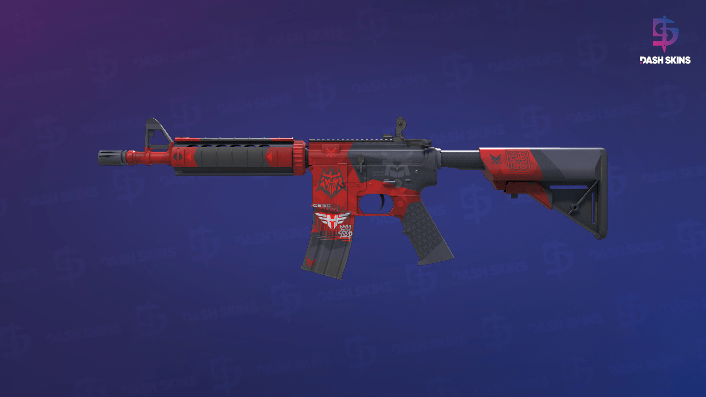 M4A4 | Evil Daimyo (Minimal Wear) Screenshot Playside