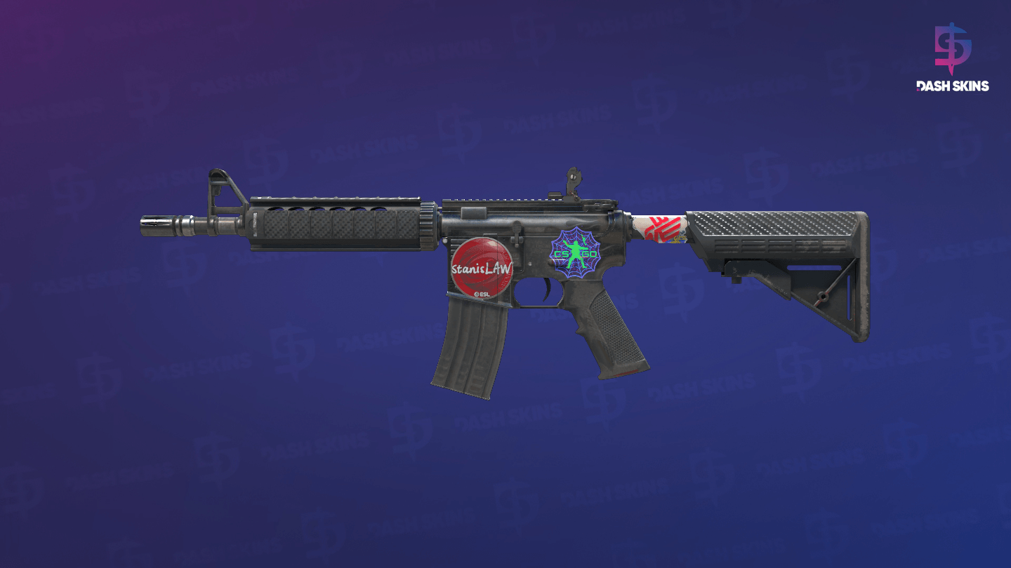M4A4 | Magnesium (Battle-Scarred) Screenshot Playside