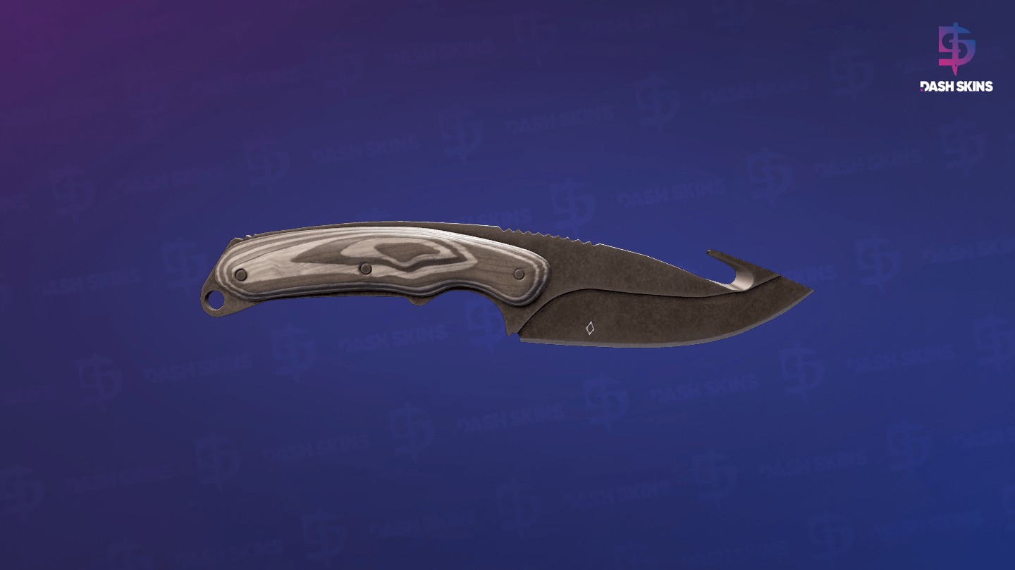 ★ StatTrak™ Gut Knife | Black Laminate (Field-Tested) Screenshot Playside