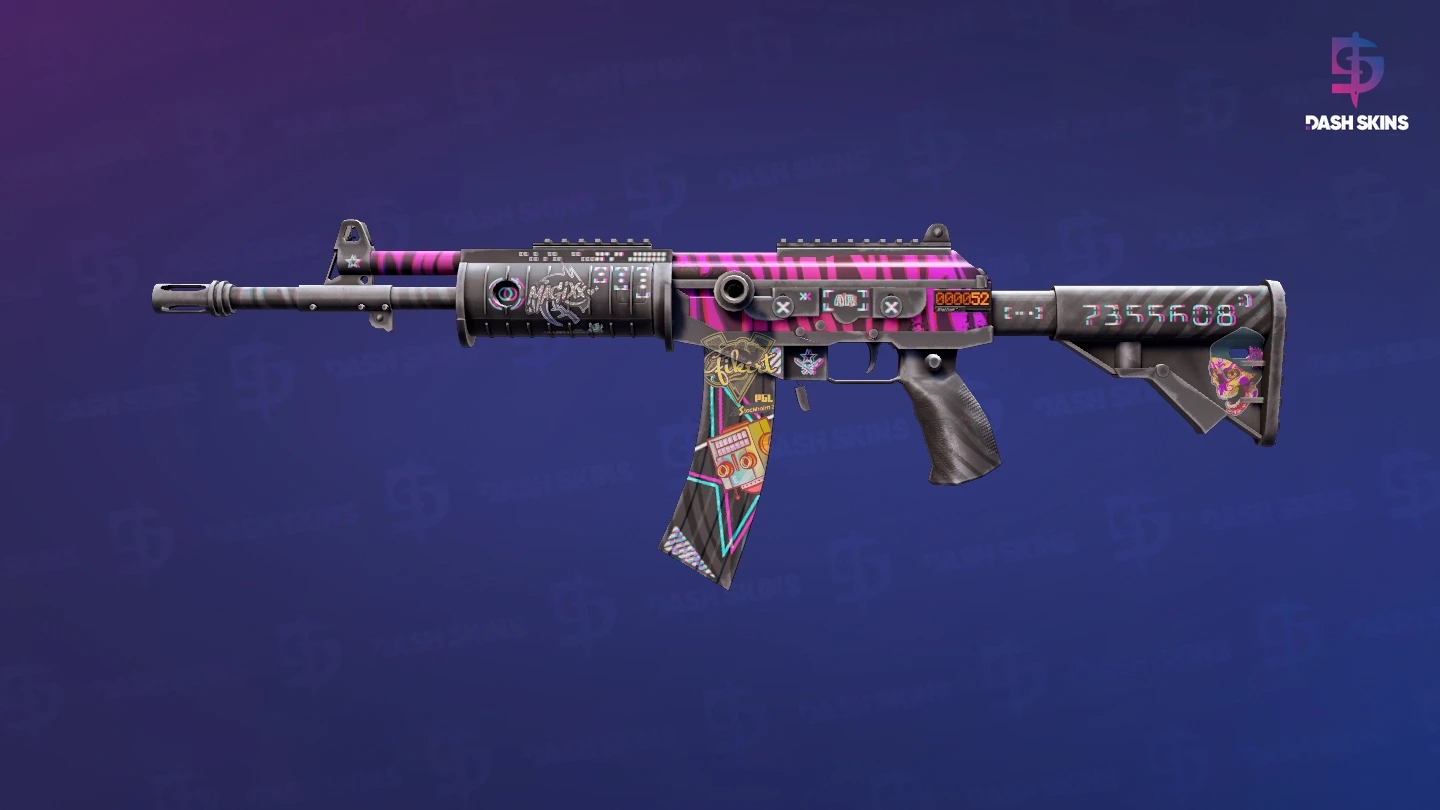 StatTrak™ Galil AR | Chromatic Aberration (Minimal Wear) Screenshot Playside