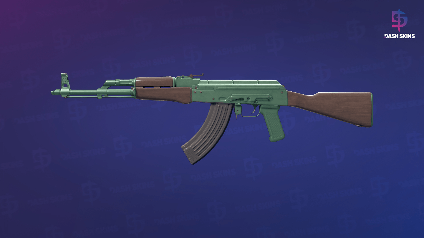 AK-47 | Wintergreen (Minimal Wear) Screenshot Playside